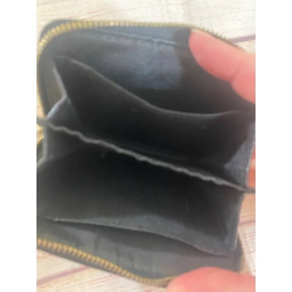 Tory Burch Women's Black Compact Crystal Zip Continental Wallet - OS - Picture 7 of 10